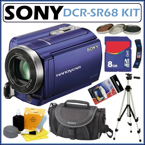 Sony DCRSR68 80GB Hard Disk Drive Handycam Camcorder with 60x Optical