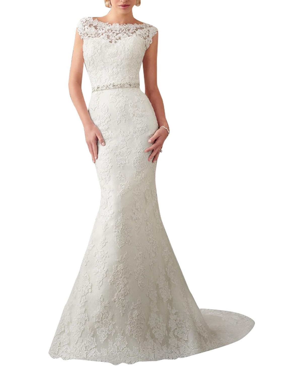 

MIGUOO Trumpet Any Size/Color 2015 Fashion Wedding Dresses Bridal Gowns wd9068