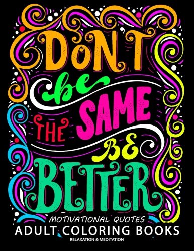 Algopix Similar Product 6 - Motivation Quotes adults Coloring