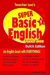 Teacher Lee's Super Basic English 1 Pocket Book - Dutch Edition by Kevin Lee