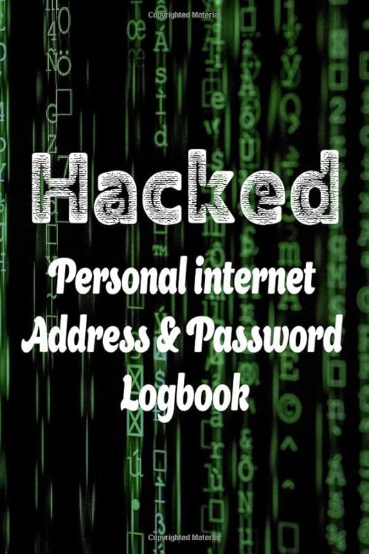 Hacked: Personal internet Address & Password Logbook by Shaj Publication