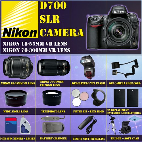 Black Friday Nikon D700 SLR Digital Camera (Includes Manufacturer's