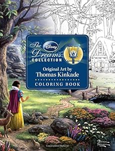 The Disney Dreams Collection Original Art by Thomas Kinkade Coloring Book