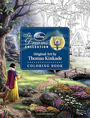 The Disney Dreams Collection Original Art by Thomas Kinkade Coloring Book