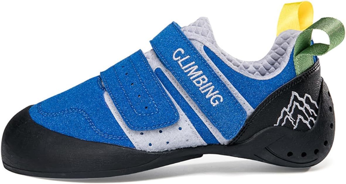 Women Rock Climbing Shoes, Fashion Bouldering Sneakers For Beginners Breathable Non-Slip Ladies Indoor Wall Climbing Sport Footwear_vogvips.com