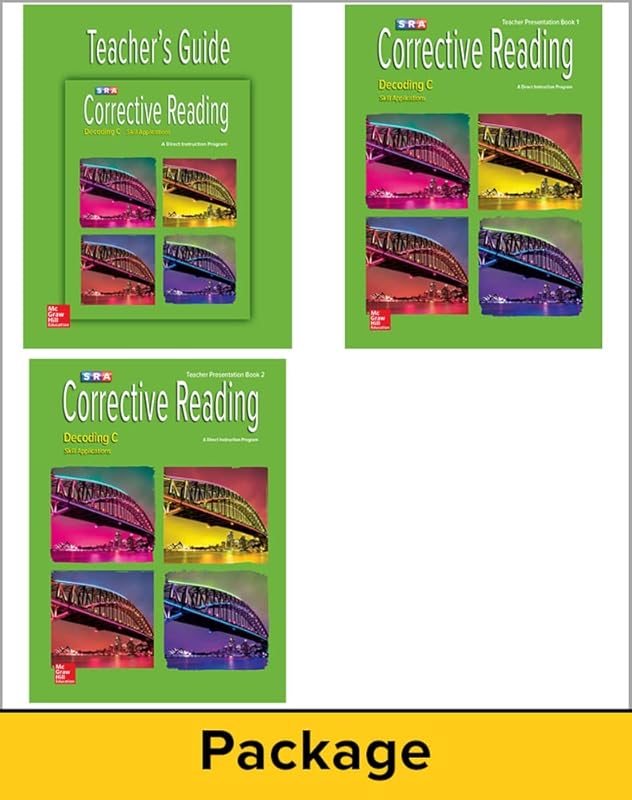 Corrective Reading Decoding Level C, Teacher Materials Package (CORRECTIVE READING DECODING SERIES) by McGraw Hill
