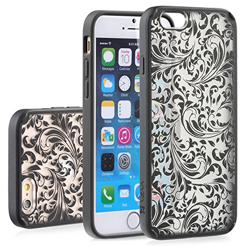 iPhone 6 Case - VENA [TACT ARMOR] Shock Absorbent Slim Hybrid Quill Pattern Cover for Apple iPhone 6 (4.7