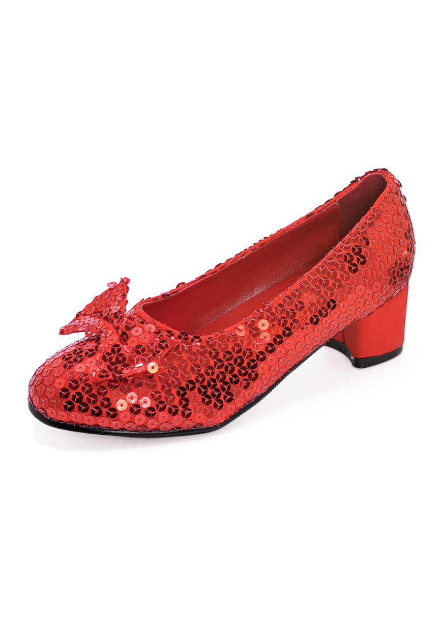 

Ellie Children's Shoe 153-JUDY 1" Heel Sequined Slipper Shoe