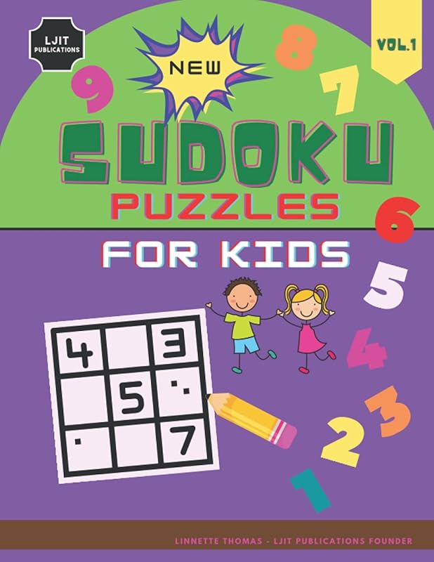 NEW Sudoku Puzzles: for Kids by Linnette Thomas