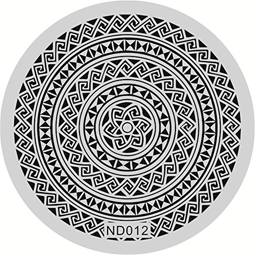 NICOLE DIARY Irregular Patterns Nail Art Stamp Template Image Stamping Plate NDP-012