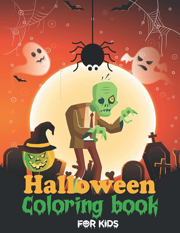 Halloween Coloring Book For Kids: Unique Coloring Page For Toddlers by Sarah's Book