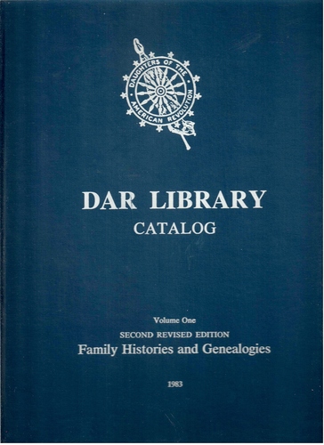 Library catalog by Daughters of the American Revolution