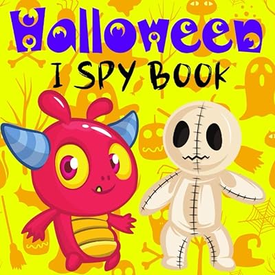 Halloween I Spy Book: Fun I Spy Game Books for Kids ages 2-6 Party Gifts Idea for Boys Girls & Toddlers