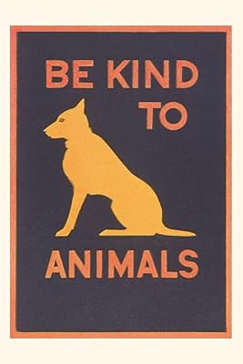 Vintage Journal Be Kind to Animals (Pocket Sized - Found Image Press Journals)