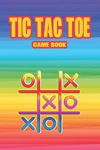 Tic Tac Toe Game Book: Paper Pencil Tic Tac Toe Game Book 1200 Grids for Smart Kids and Adults 6 x 9 inches