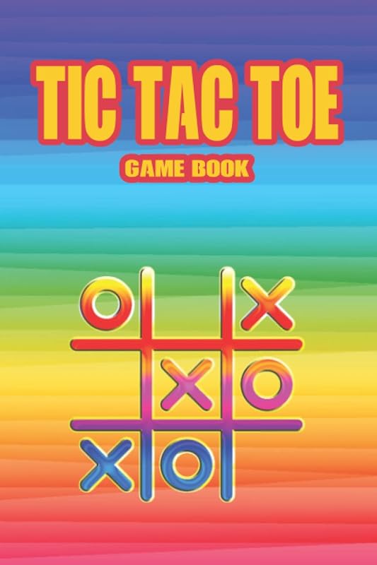 Tic Tac Toe Game Book: Paper Pencil Tic Tac Toe Game Book 1200 Grids for Smart Kids and Adults 6 x 9 inches by RH Publishing
