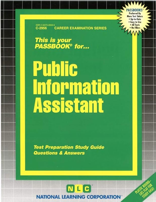 Public Information Assistant(Passbooks) (Career Examination Series) by National Learning Corporation