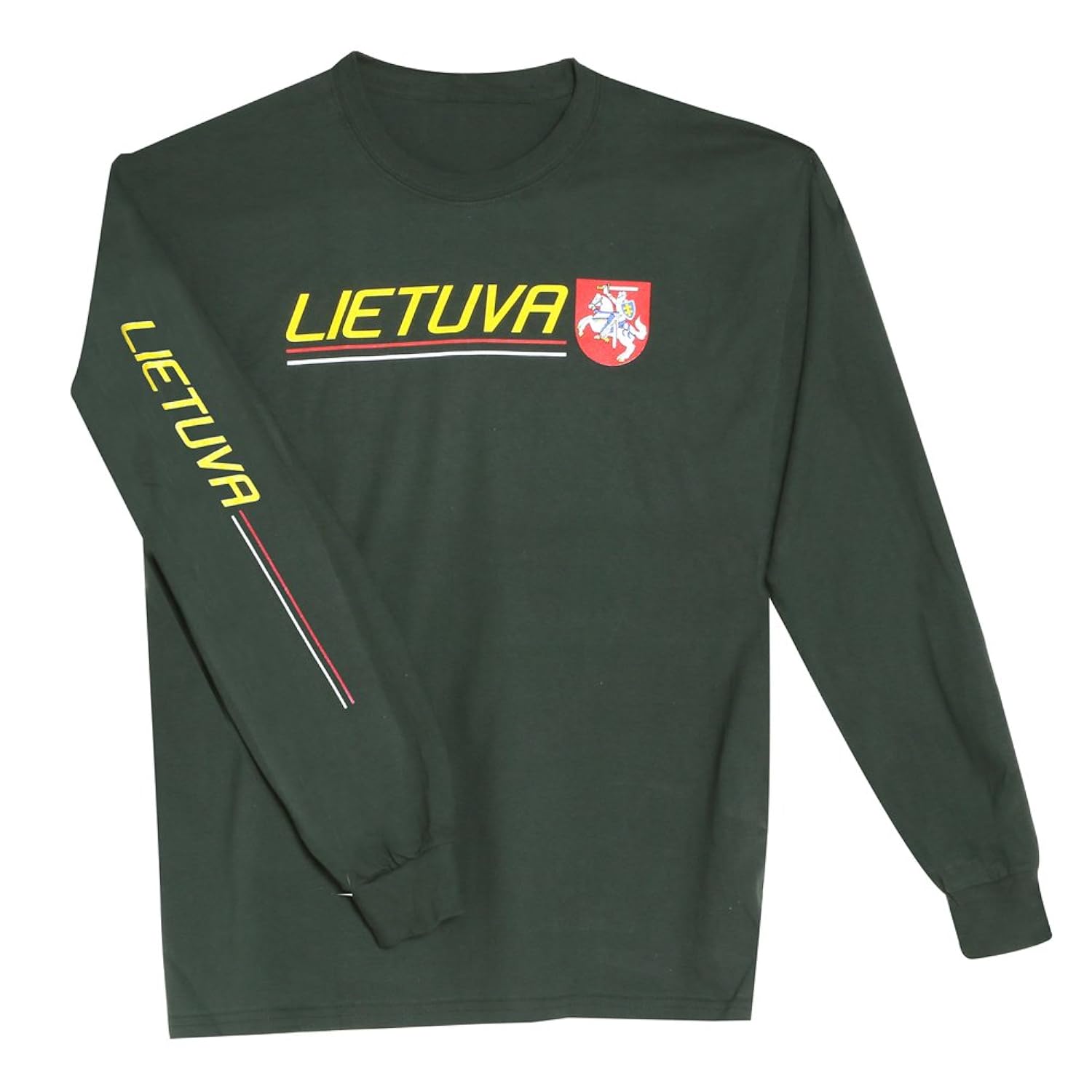 

Unisex-Adult International Pride Long Sleeve Shirt - Lietuva (Lithuania)