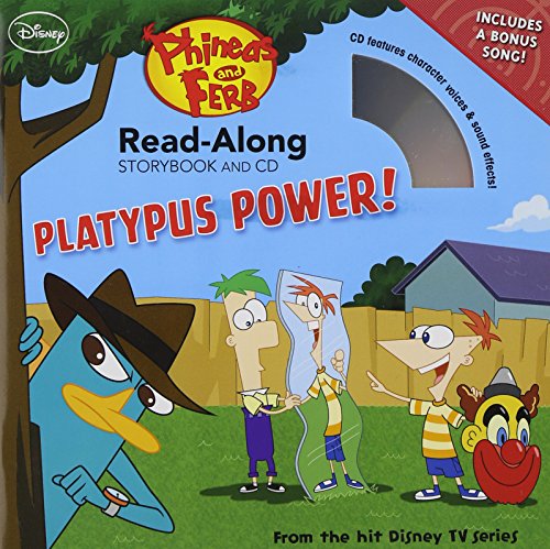 Phineas and Ferb Read-Along Storybook and CD Platypus Power! by Ellie O'Ryan