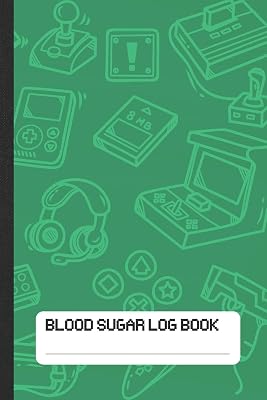 Blood Sugar Log Book: Daily Glucose Tracker for Gaming Boys and Girls