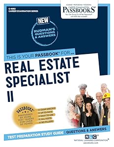Real Estate Specialist II (C-4992): Passbooks Study Guide (4992) (Career Examination Series)