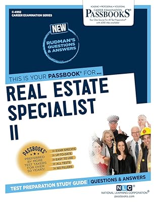 Real Estate Specialist II (C-4992): Passbooks Study Guide (4992) (Career Examination Series)