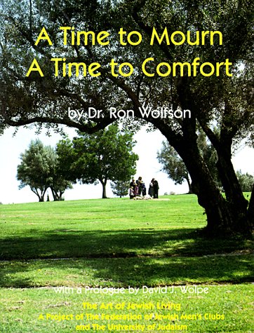 A Time to Mourn a Time to Comfort by Ron Wolfson