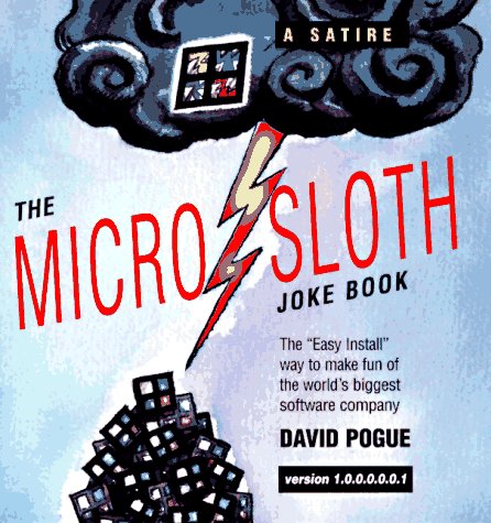 Microsloth joke book by David Pogue