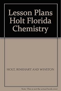 Lesson Plans Holt Florida Chemistry