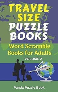 Travel Size Puzzle Books: Word Scramble Books for Adults - volume 2