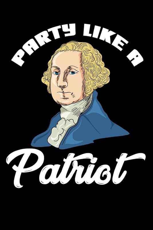Party Like A Patriot: 120 Pages I 6x9 I Blank I Funny Pickleball Gifts for Sport Enthusiasts by Funny Notebooks