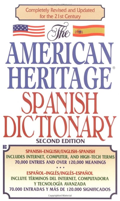 The American Heritage Spanish Dictionary (Spanish Edition) by Houghton
