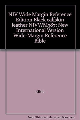 NIV Wide Margin Reference Edition Black calfskin leather NIVWM387