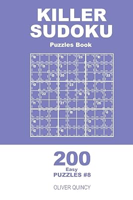 Killer Sudoku - 200 Easy Puzzles 9x9 (Volume 8)
