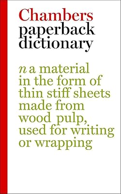 Chambers Paperback Dictionary