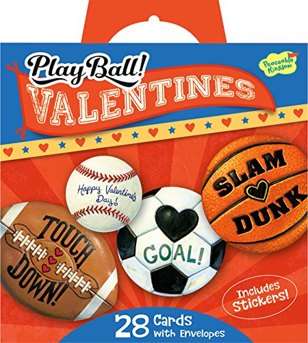 Peaceable Kingdom / Play Ball! Super Valentine Card Pack