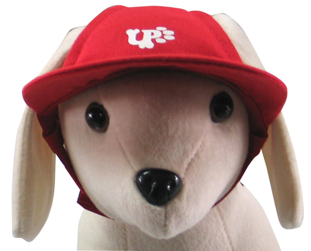 

UP Collection Red Paw Printed Dog Cap