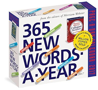 365 New Words-A-Year Page-A-Day Calendar 2017