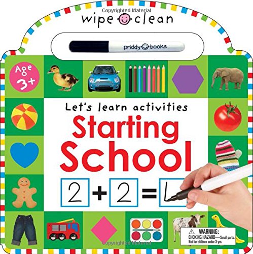 Wipe Clean: Starting School by Roger Priddy