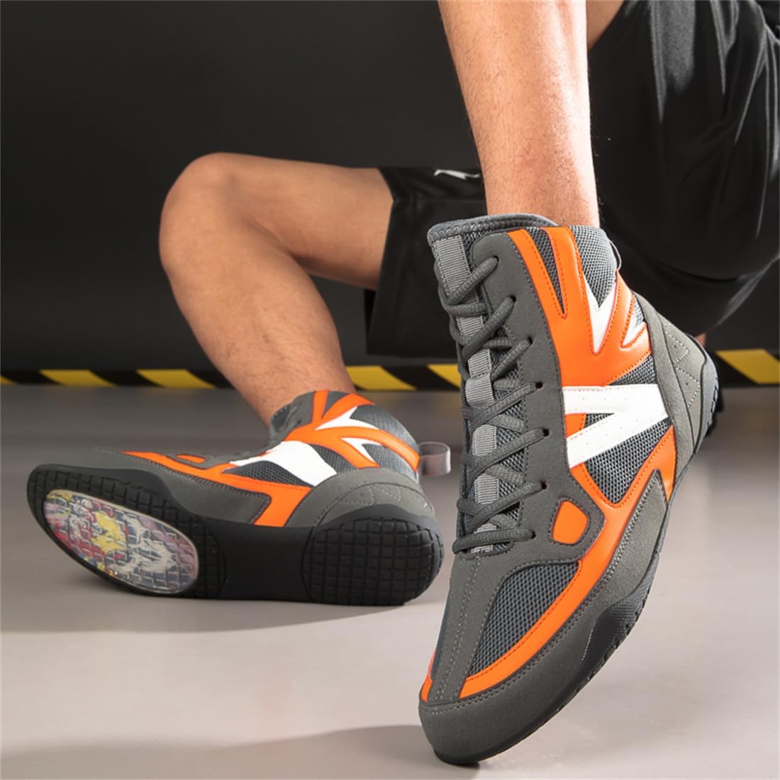 Women Men Wrestling Sneakers, Teenagers Unisex Boxing Shoes Lightweight Breathable Bodybuilding Athletic Fitness Shoes Big Size_voghion.com