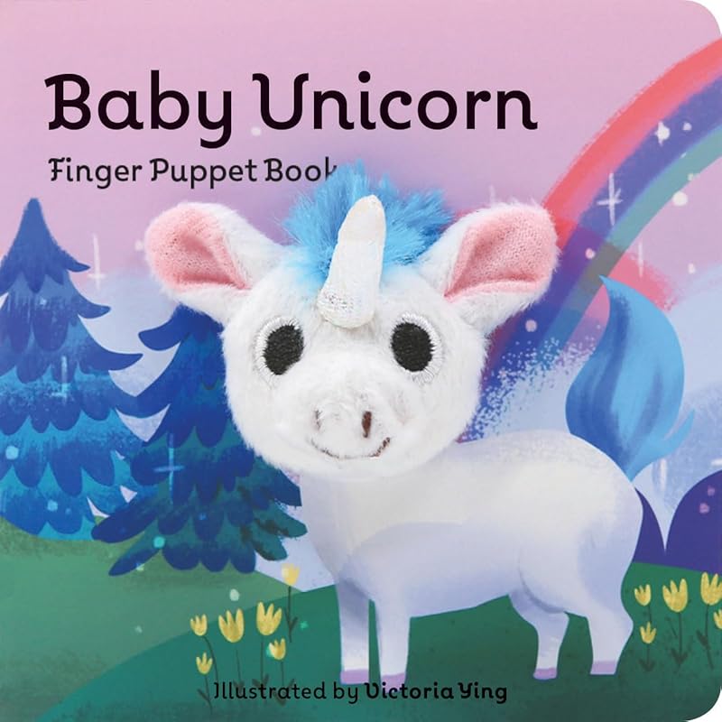 Baby Unicorn: Finger Puppet Book: (Unicorn Puppet Book, Unicorn Book for Babies, Tiny Finger Puppet Books) (Baby Animal Finger Puppets, 13) by Chronicle Books