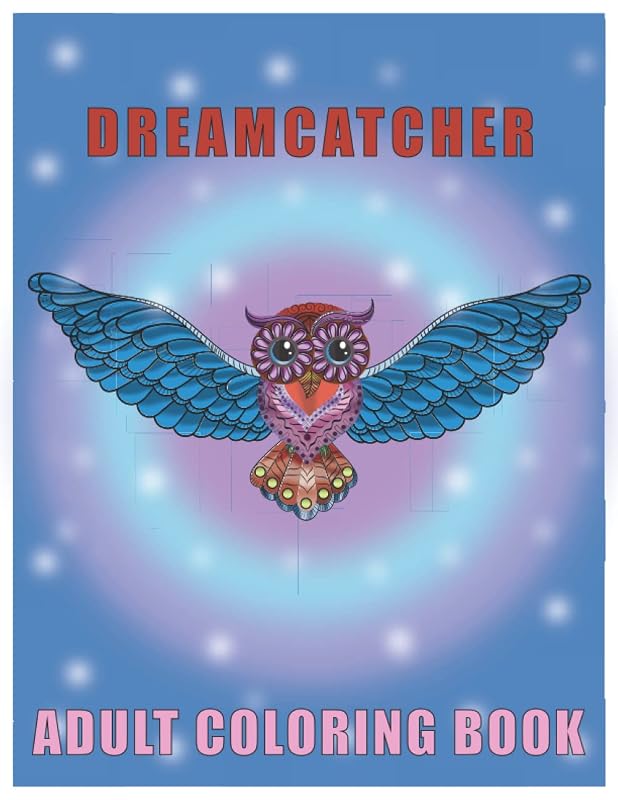 Adult Coloring Book DreamCatcher by DREAM CATCHER Designs