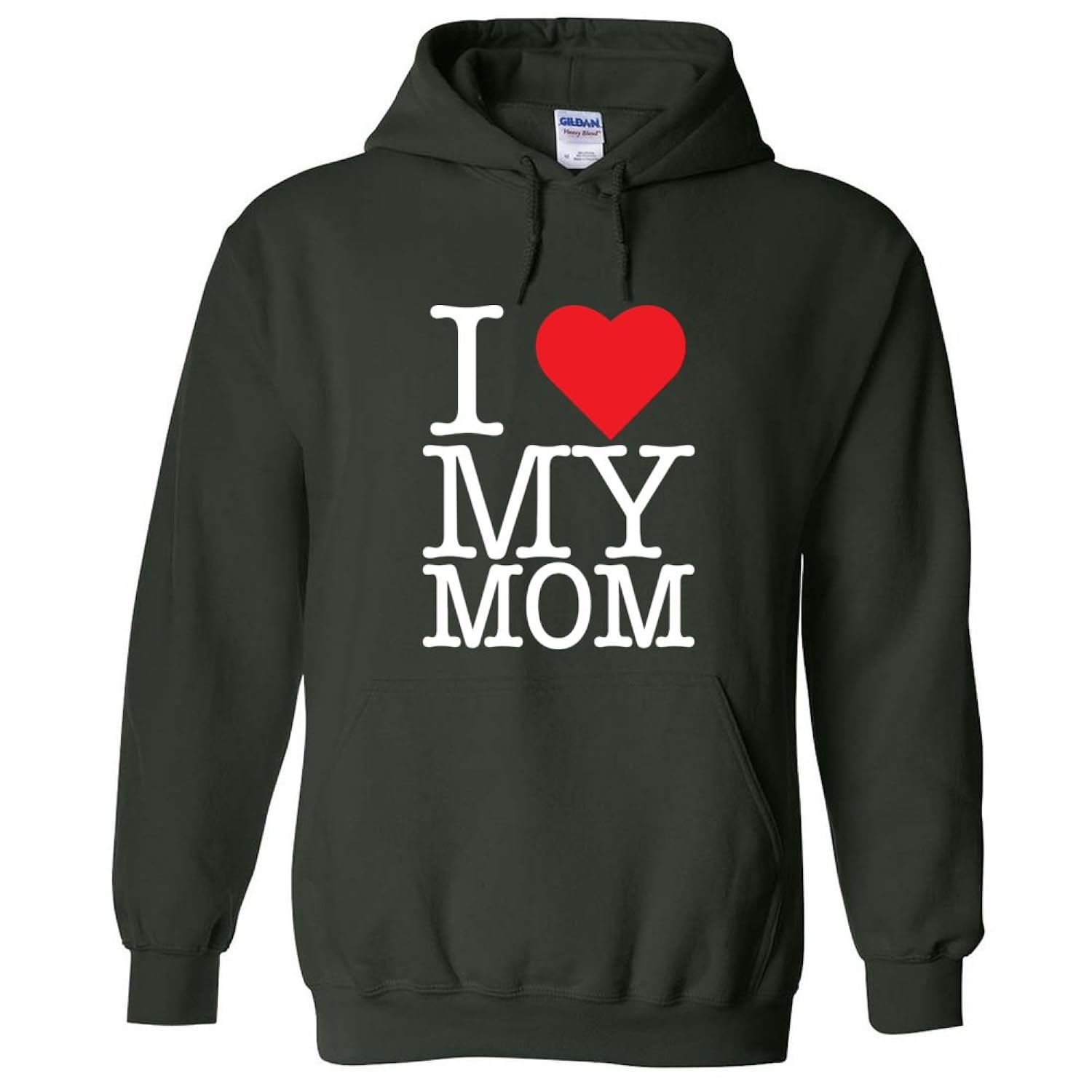 

I LOVE MY MOM MOTHER'S DAY mum HEART HOODIE SWEATSHIRT