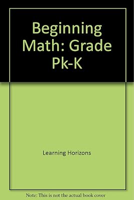 Beginning Math: Grade Pk-K