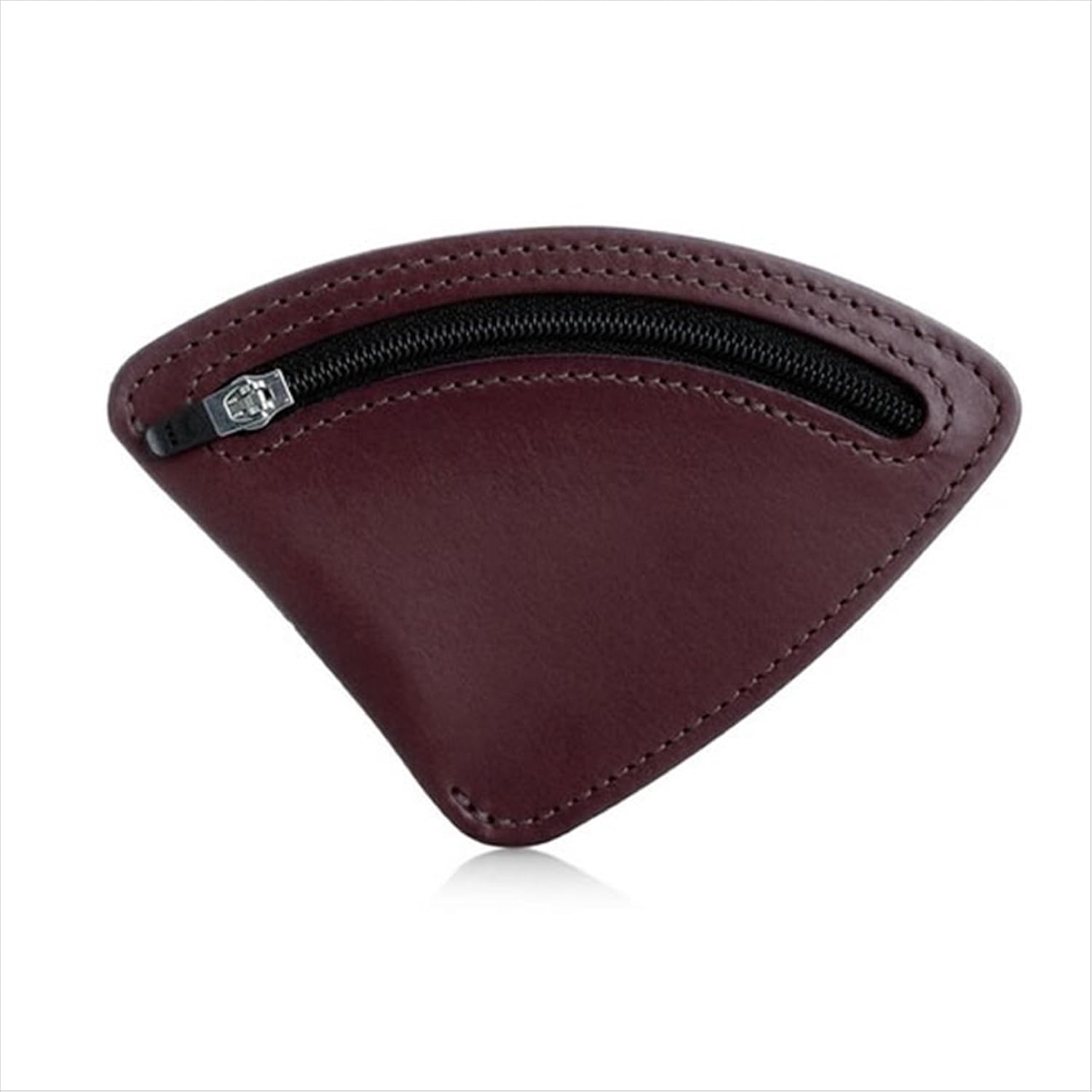 

Made in Japan Italian Leather Wallet Coin Case Purse Wine