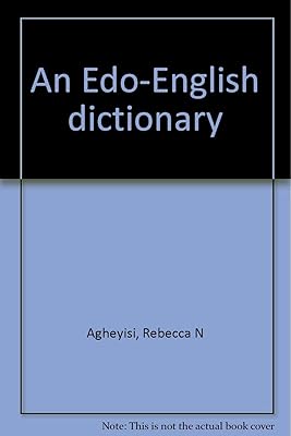 An Ẹdo-English dictionary