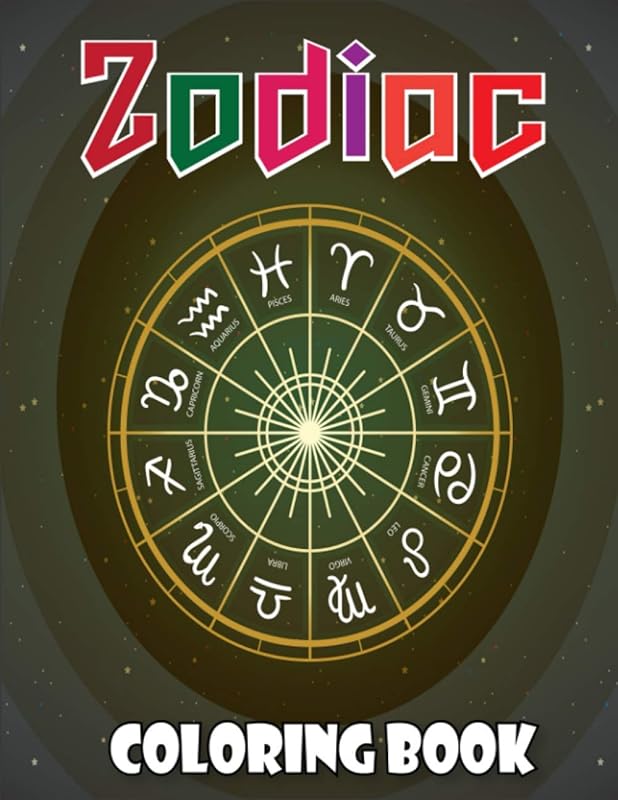 Zodiac Coloring Book: Coloring Book For Adults Zodiac Signs With Relaxing Designs by Nafiz Press House