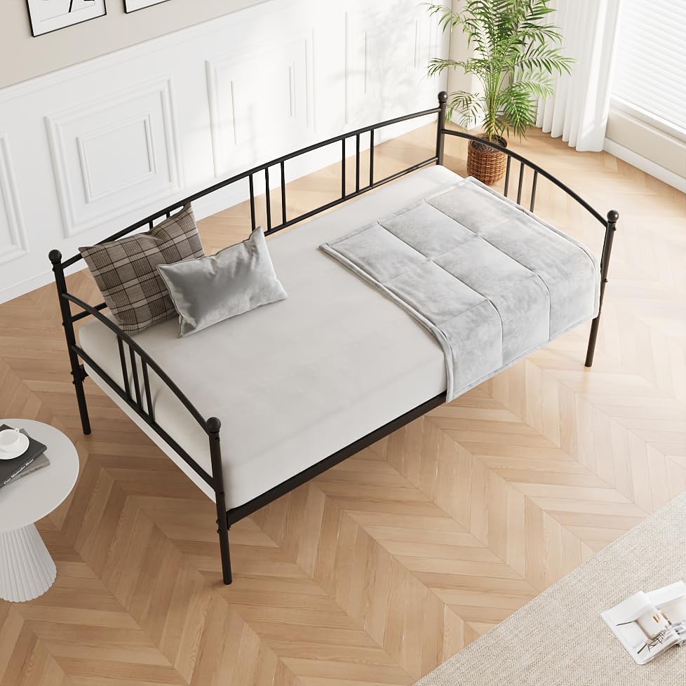 Bed Frame,Metal Sofa Bed for Bedroom Living Room,Heavy Duty