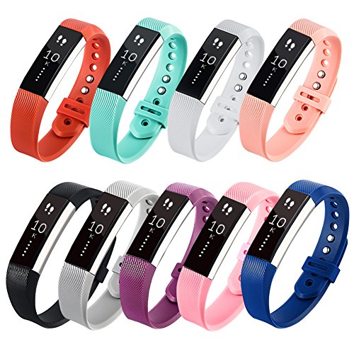 Fitbit Alta Bands,Nicpay Newest Adjustable Replacement Accessory Bands for Fitbit Alta/Fitbit Alta Band/Alta Bands (with Metal Clasp and Secure Fastener,No Tracker)