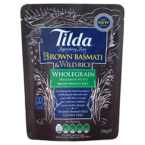 Tilda Steamed Basmati Whole Grain & Wild - 250g